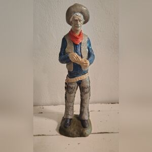 Handcrafted Cowboy Sculpture